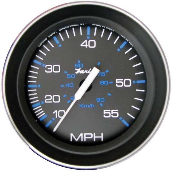 Faria 33009 Coral Speedometer (55 MPH) Pitot   4 ...