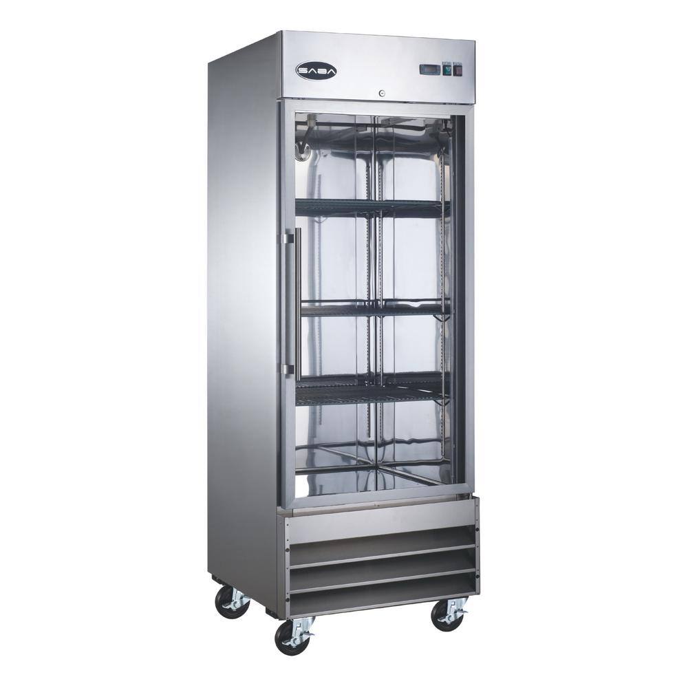 SABA 29 in. W 23 cu. ft. Freezerless Commercial Refrigerator in Stainless Steel S-23RGG