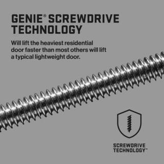 Genie Signature Series 2 HPc Premium Screw Drive Smart Garage Door Opener with Battery Backup AlexaGoogle Assistant Ready 4063B-TKV