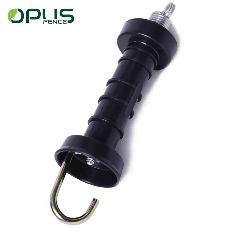 Plastic adjustable electric fence gate handle with hook for farm  electric fence system