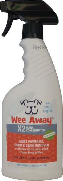 Wee Away X2 Ultra Concentrated Odor and Stain Remover for Dogs and Puppies