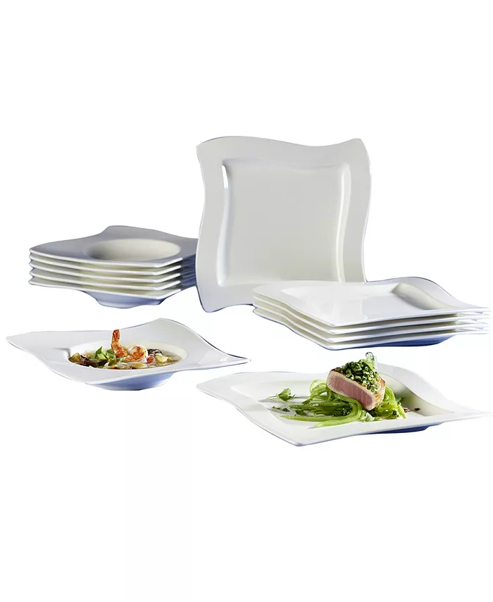 Villeroy and Boch New Wave 30-Pc. Dinnerware Set Service for  6