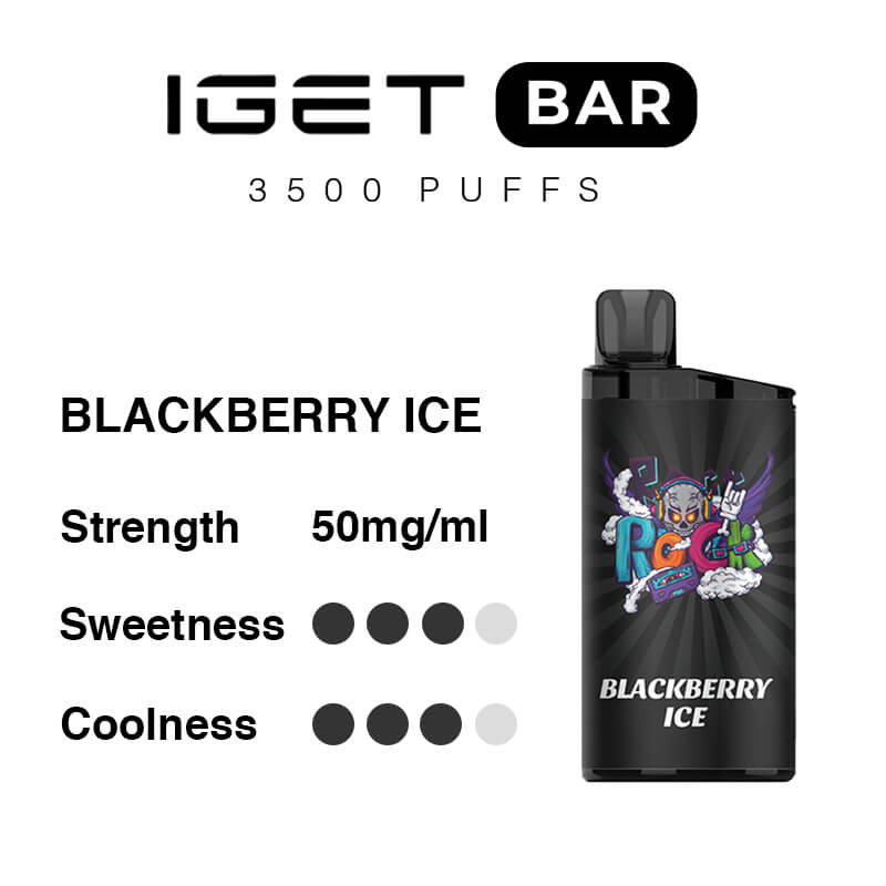 Blackberry Ice – IGET Bar 3500 Puffs