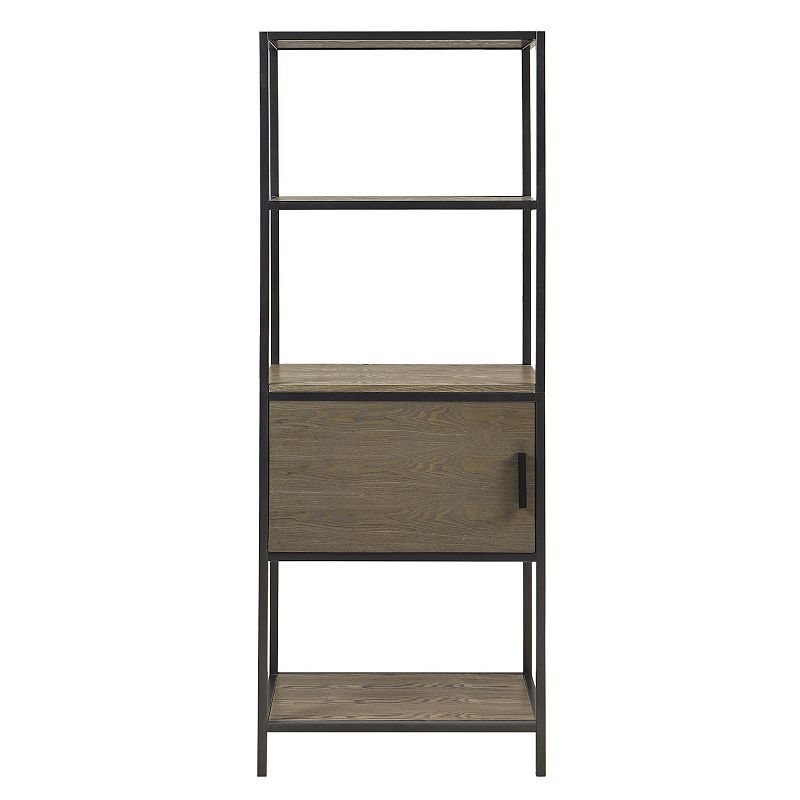 Madison Park Pagosa 3-Shelf Bookcase and Lower Storage Cabinet Set