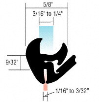 CRL 10232 One Piece Self Sealing Universal Weather...