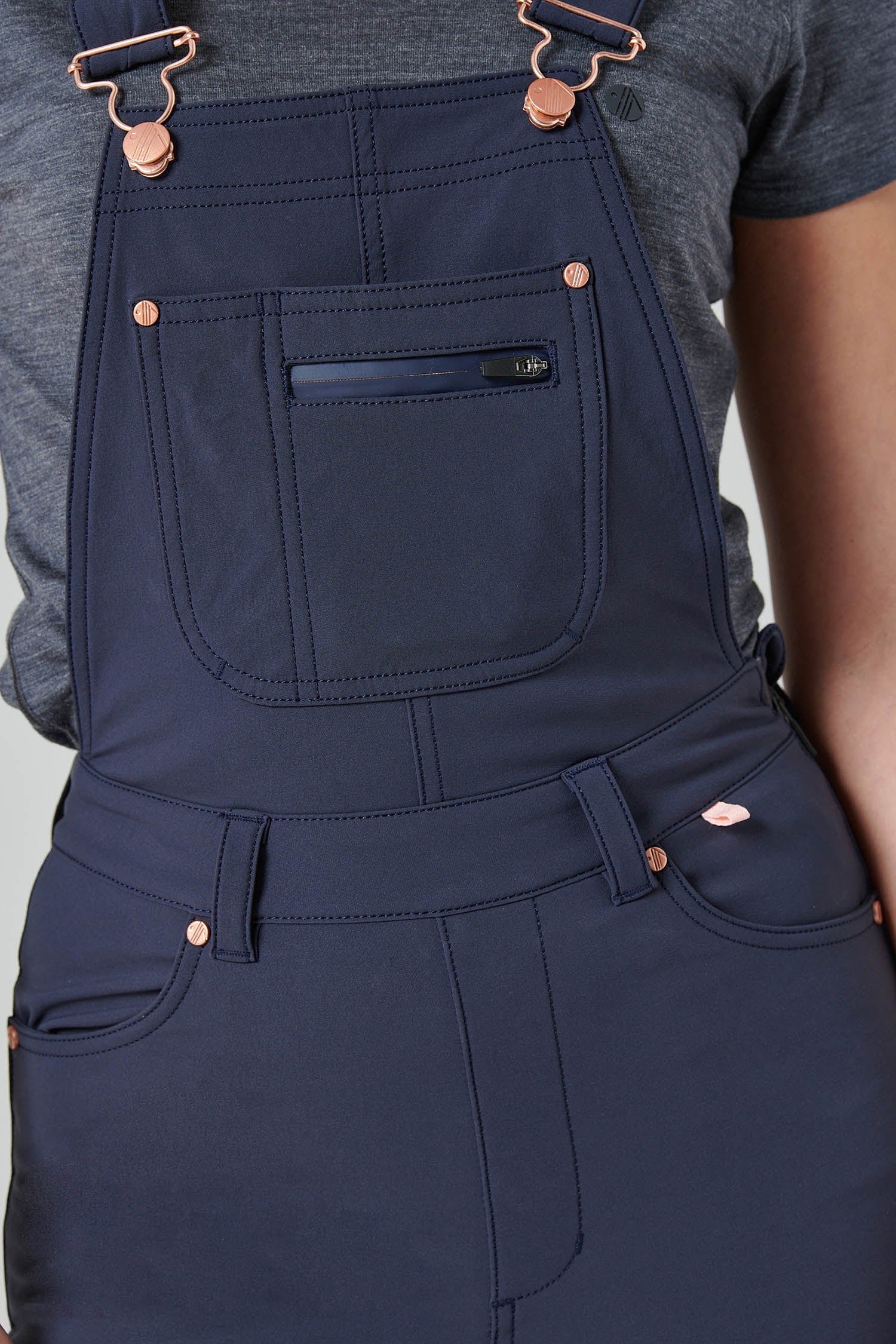 High-Abrasion Outdoor Dungarees - Midnight Blue