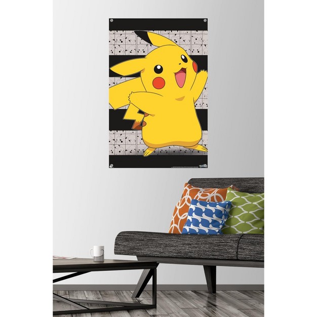 Trends International Pok mon Pikachu Open Arms Unframed Wall Poster Prints