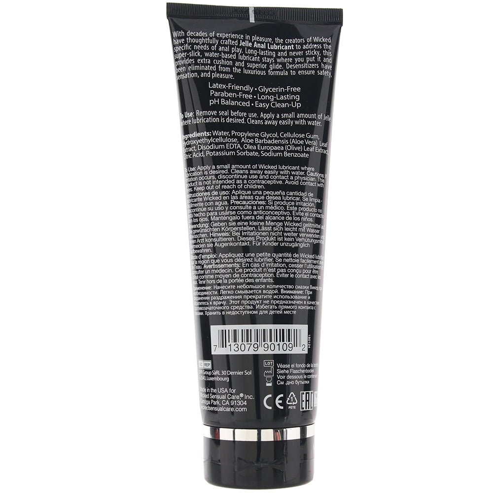 Jelle Water Based Anal Lubricant in 8oz/240ml