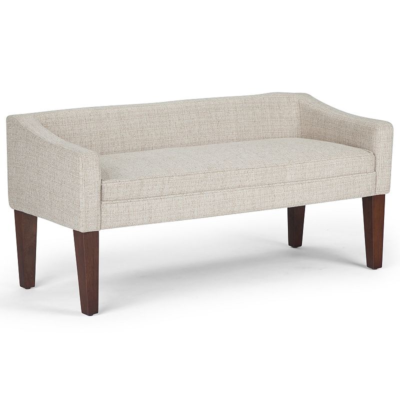 Simpli Home Parris Upholstered Bench