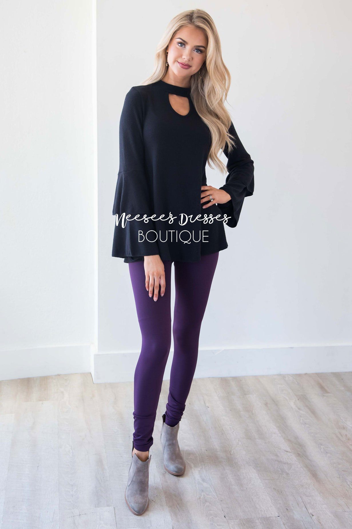 Romantic Flounce Sleeve Sweater