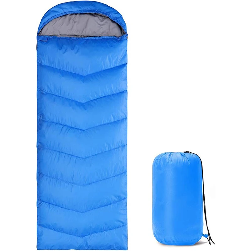 Goose Down Winter Sleeping Bag Warm Mummy Camping Sleeping Bag