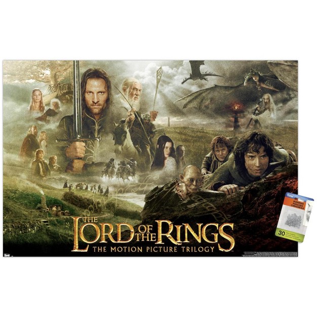 Trends International The Lord Of The Rings The Motion Picture Trilogy Unframed Wall Poster Prints