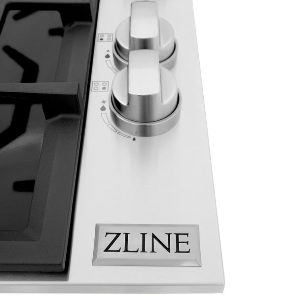 ZLINE Dropin Gas Stovetop with Gas Brass Burners