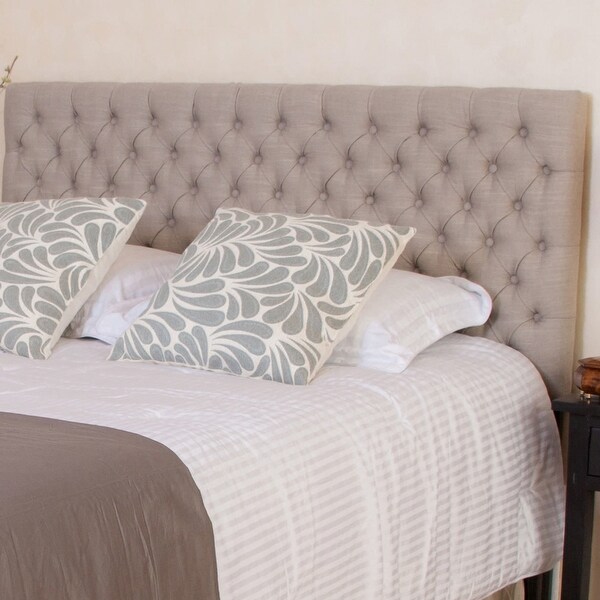 Jezebel Adjustable Full/Queen Tufted Headboard by Christopher Knight Home - - 8614388