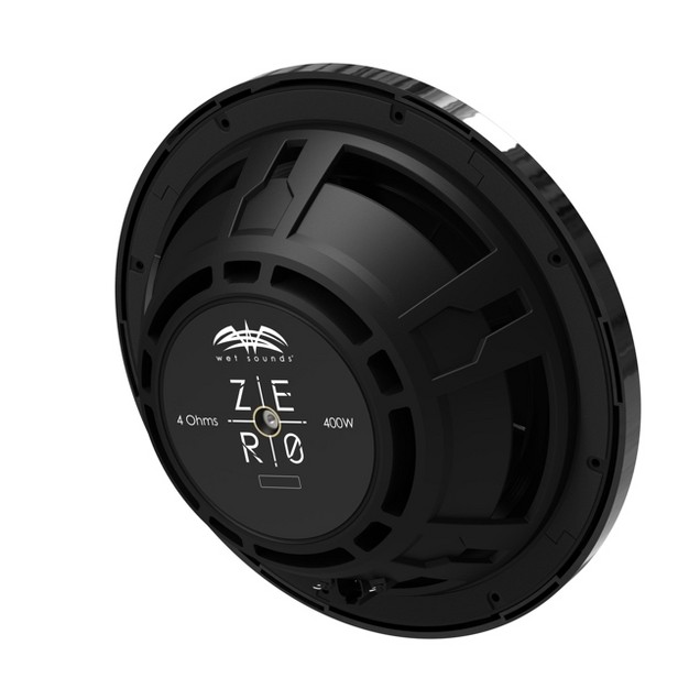 Zero Series Marine Subwoofer With Shallow Mounting Depth And Hidden Mounting Hardware