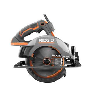 RIDGID 18V OCTANE Brushless Cordless 7-14 in. Circular Saw with 18V Lithium-Ion 4.0 Ah Battery R8654B-AC87004