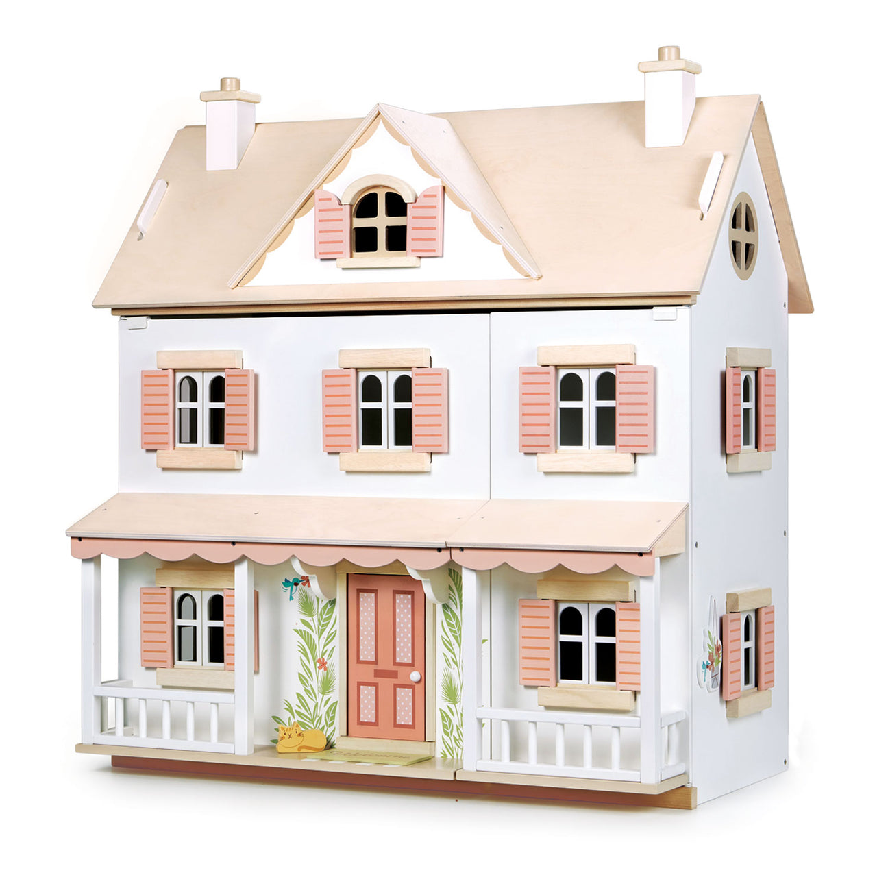 Humming Bird Wooden Doll House by Tender Leaf Toys