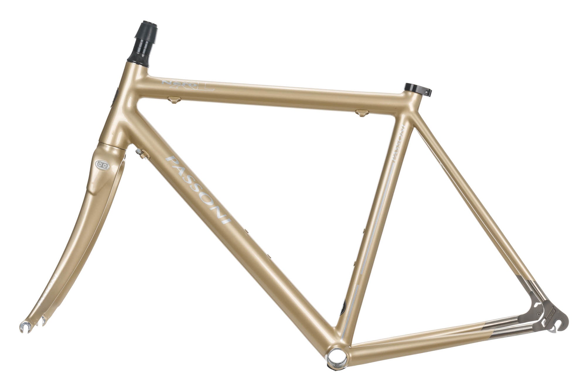 2012 Passoni Nero XL Road Bike Frame Set 53cm MEDIUM Carbon Titanium