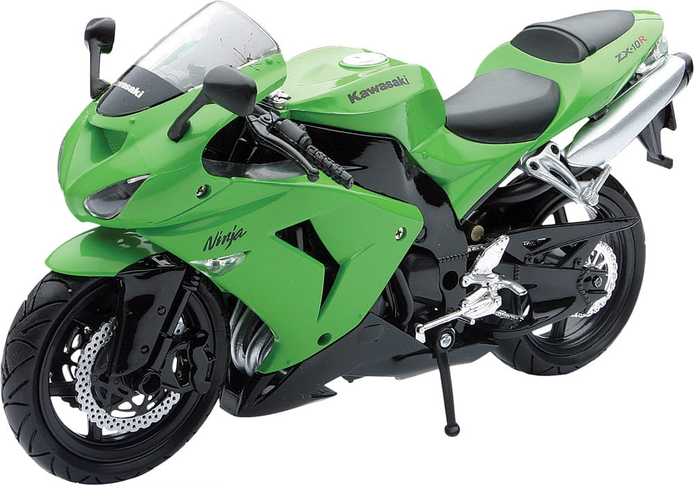 New Ray Toys Die-cast Replica Zx10r 06 Bike Grn 1:12 42443a