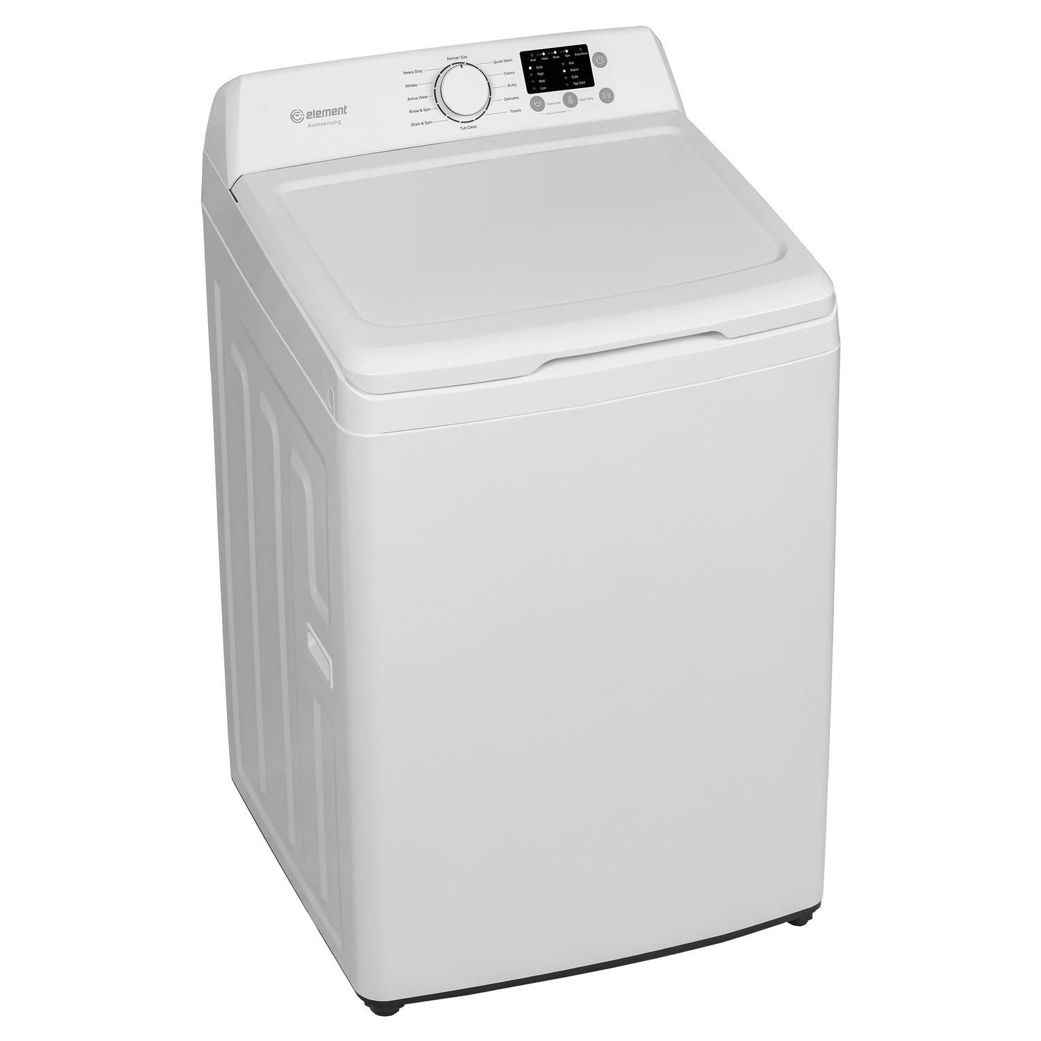 Element Appliance EATW2537CW Element Electronics 3.7 Cu. Ft. Top Load Washing Machine With Agitator - White (Eatw2537Cw)