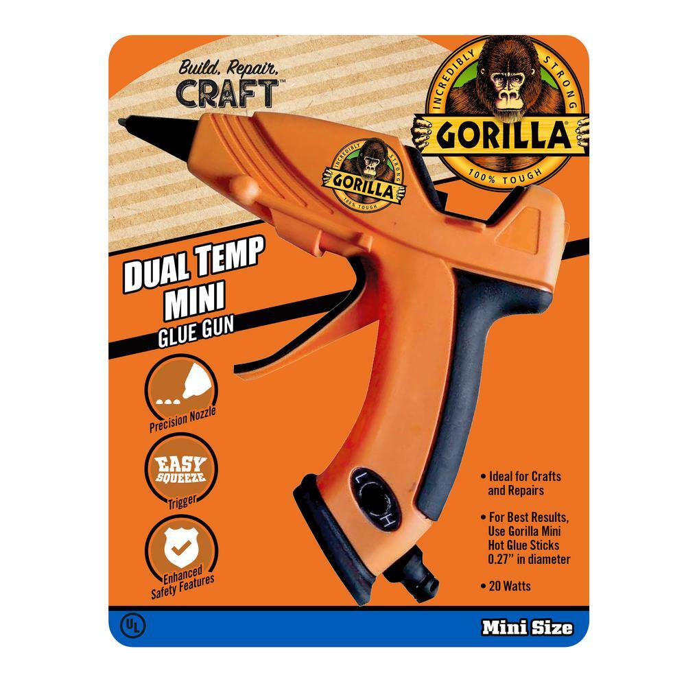 Gorilla Mini Dual-Temp Hot Glue Gun 8401501