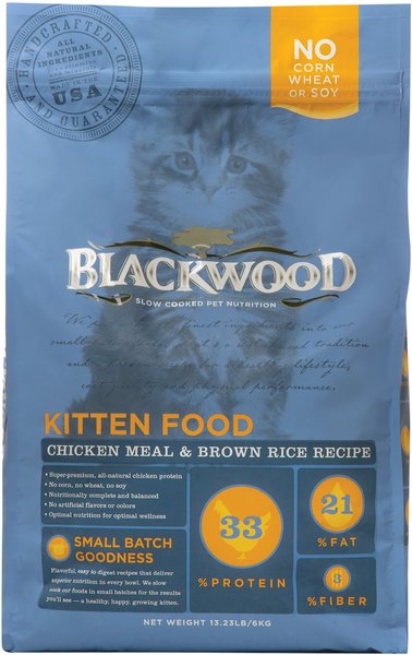 Blackwood Chicken Meal and Rice Recipe Kitten Formula Dry Cat Food