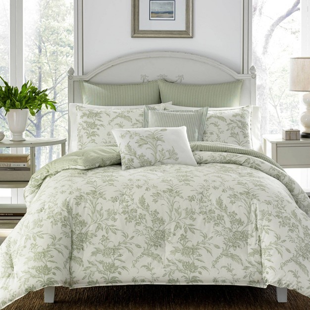 Pastel Green Natalie Comforter Set Laura Ashley