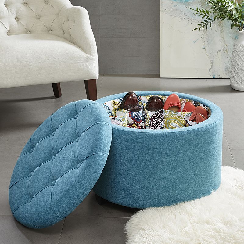 Madison Park Sasha Storage Ottoman