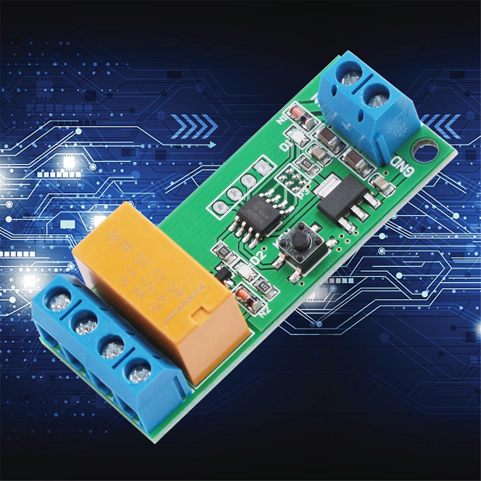 Dc 5/6/9/12v Motor Reverse Polarity Module Time Adjustable Delay Relay 2a Drive Current