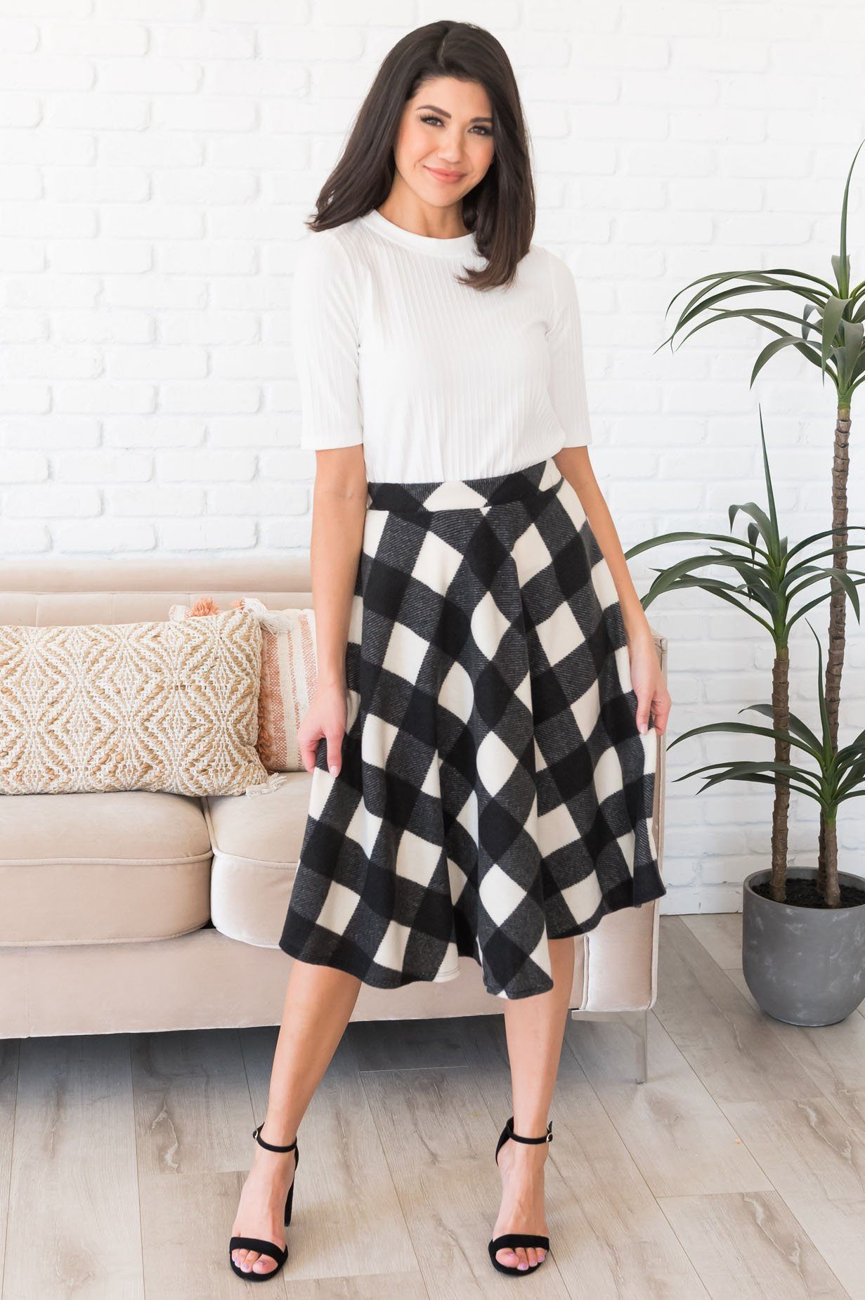 Twirl With Modesty Aline Skirt