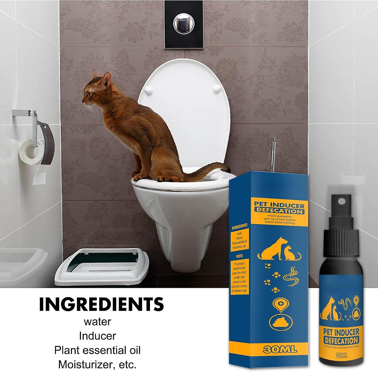 30ml Pet Positioning Defecation Inducer Spray Cat Dogs Toilet Training Potty Training Spray Pet Defecation Inducer