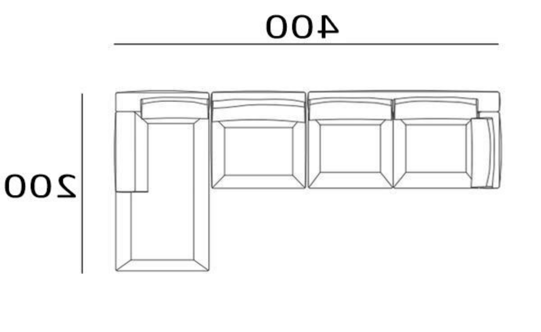 Pera L Shape Sofa Per006L-P-Opposite