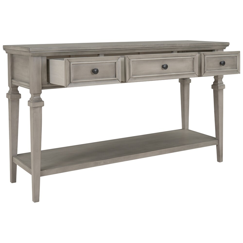 Console Table with Three Top Drawers