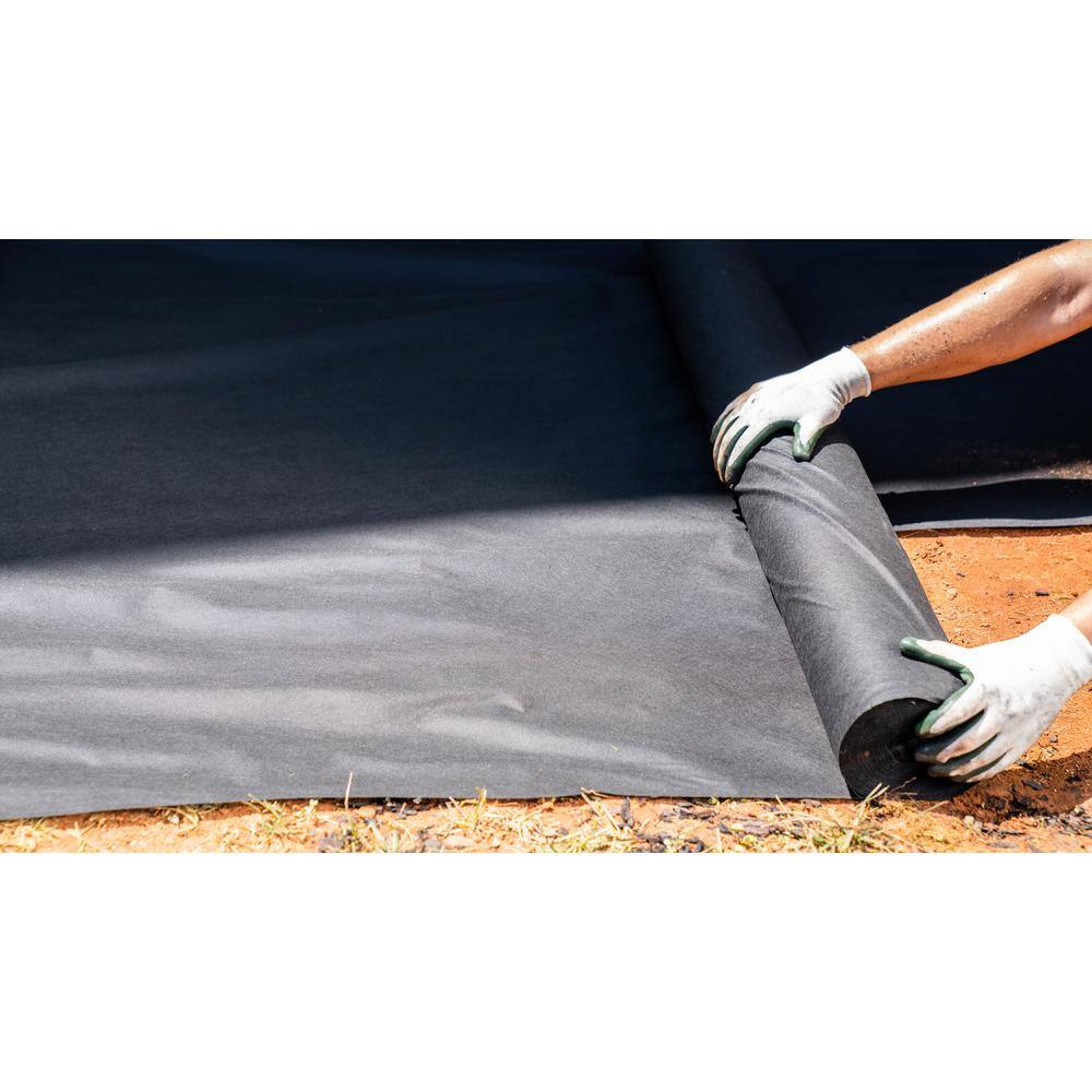 Vigoro 4 ft. x 50 ft. Point Bond Landscape Fabric Medium Duty (2-Pack) NMV04050B-2PK