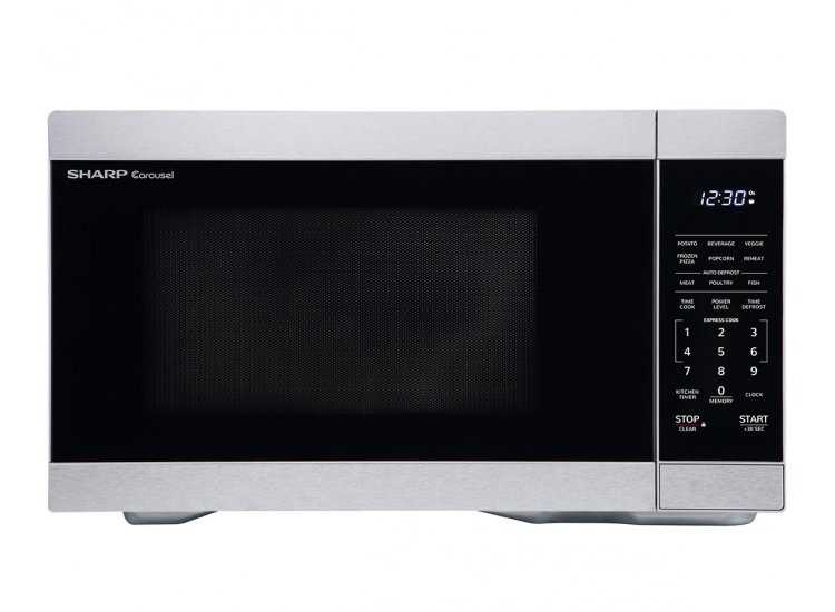 Sharp 1.1 Cu. Ft. Stainless Steel Countertop Microwave Oven