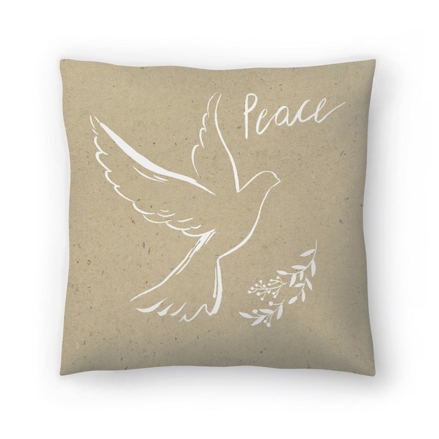 White Dove Ii By Pi Holiday Collection Minimalist Throw Pillow