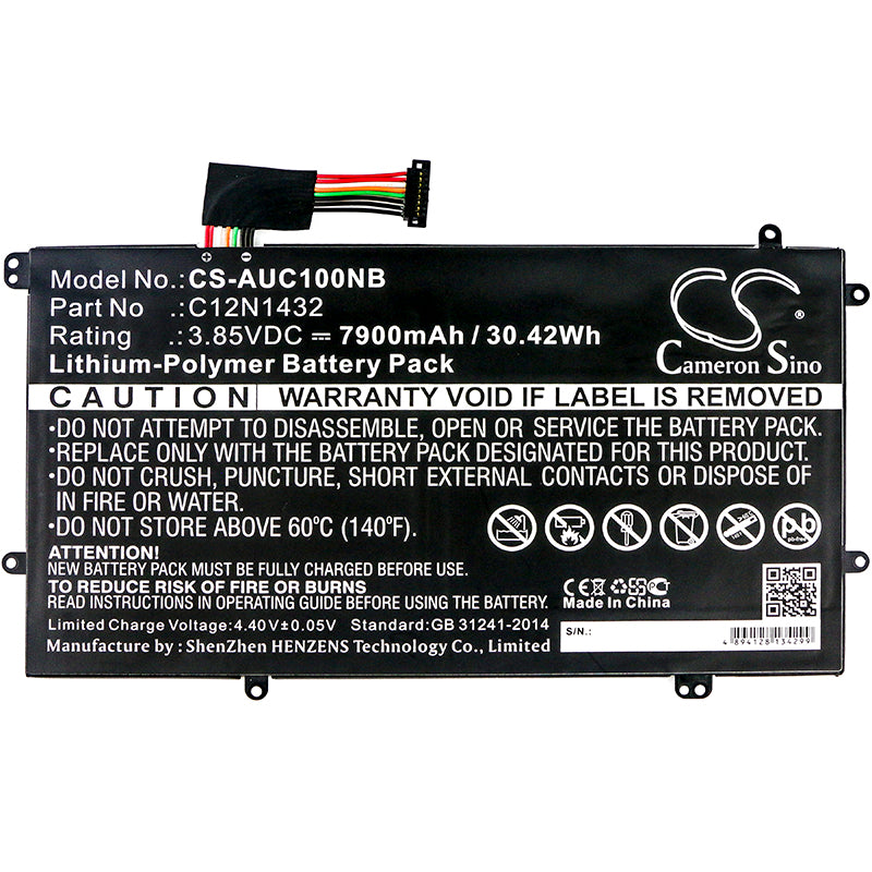 Asus 90NL0971M00290 C100PA C100PA_C3J C100PA3J Replacement Battery BatteryClerkcom Laptop and Notebook