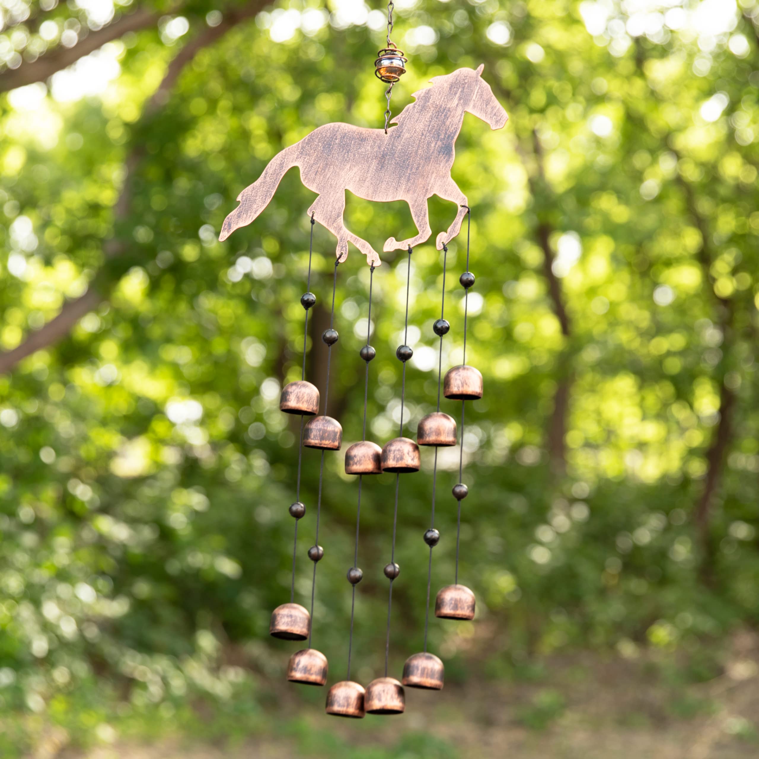 Dawhud Direct Horse Outdoor Garden Decor Wind Chime