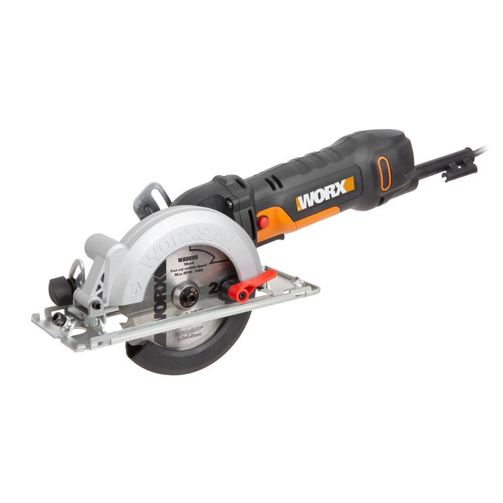 Worx WorxSaw 4-12 in. 4.5 Amp Compact Circular Saw WX439L