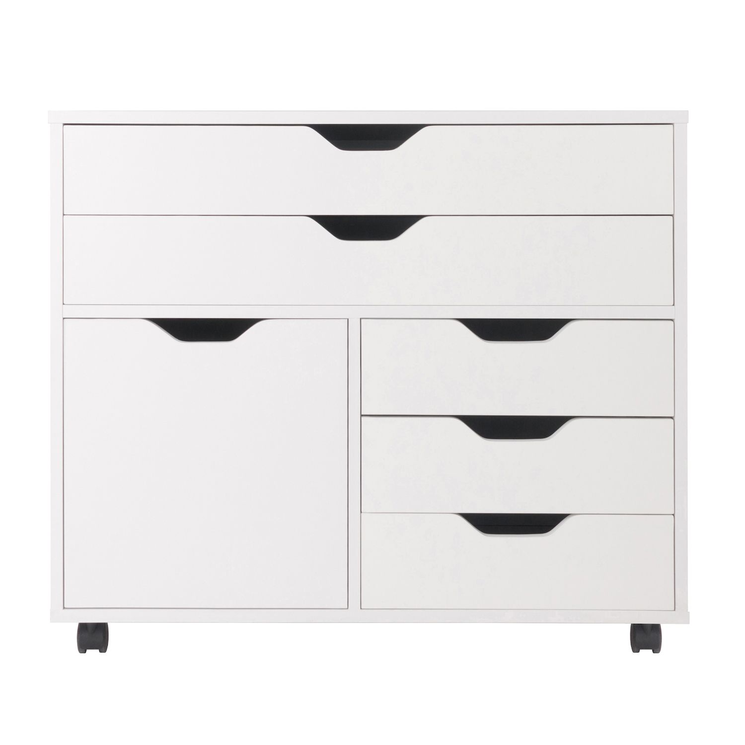 Winsome Halifax 3-Section Mobile Storage Cabinet