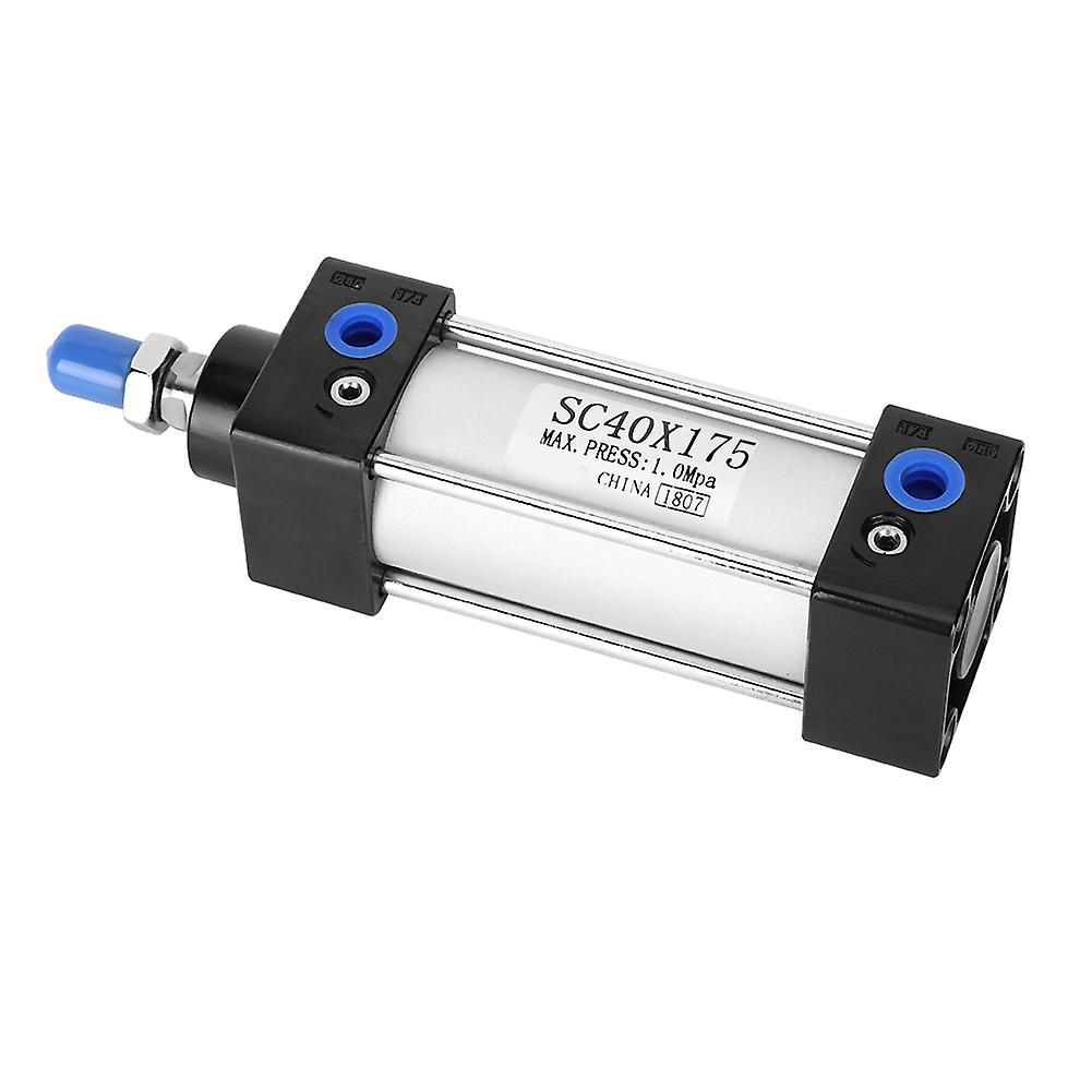 Air Pneumatic Cylinder Double Acting Sc40 Standard Aluminum Alloy Componetssc40x175