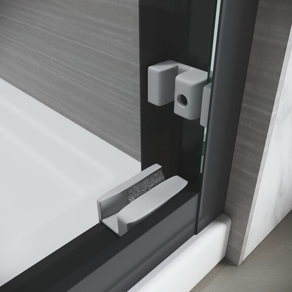 Double Sliding Shower Glass Door 56 60 in. x 72 in...