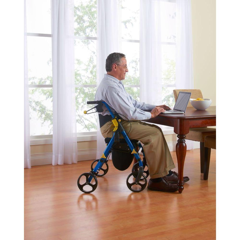 Medline Empower Rollator in Silver MDS86845SM