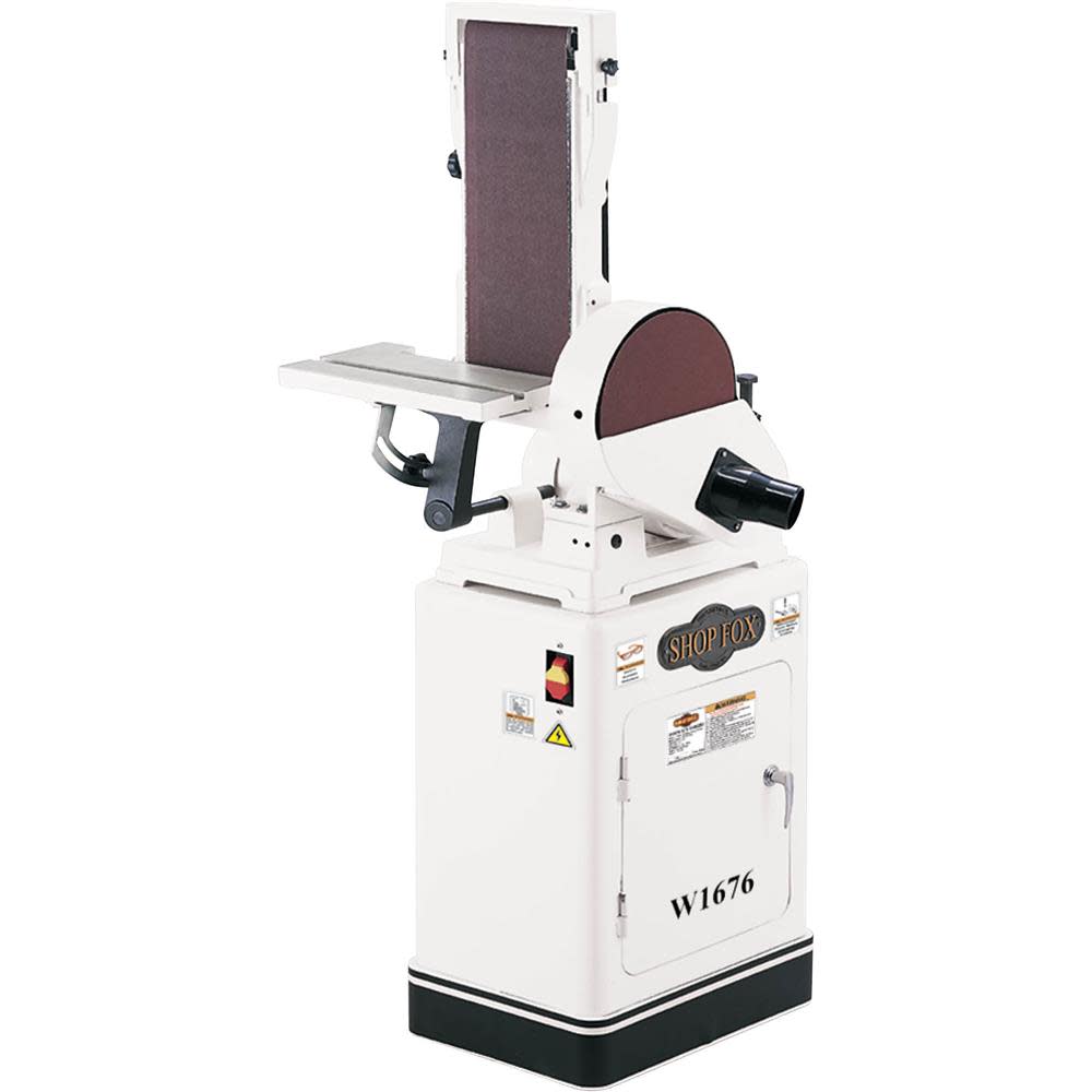 Shop Fox  6 Belt/10 Disc Combination Sander 110/220V 1HP