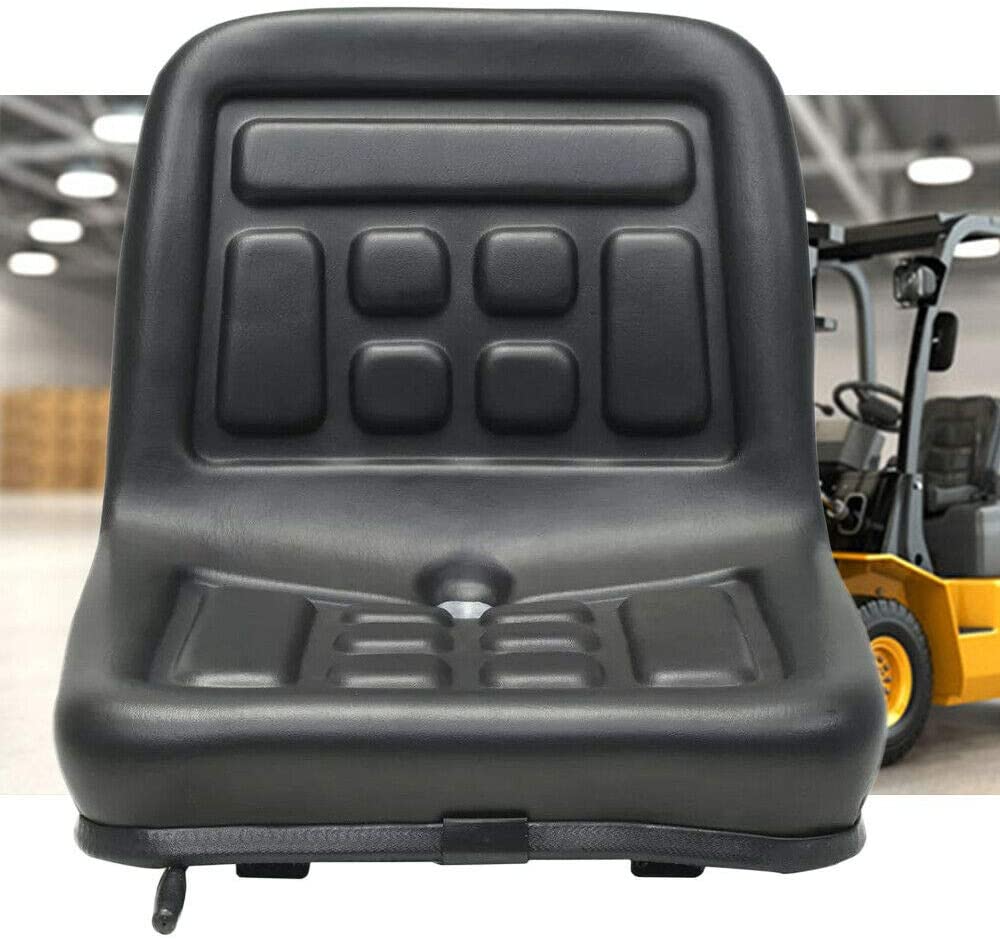 TFCFL Tractor Seat Skid Steer Loader Lawn Garden Mower Seat W/ Drain Hole 36*35*30 cm