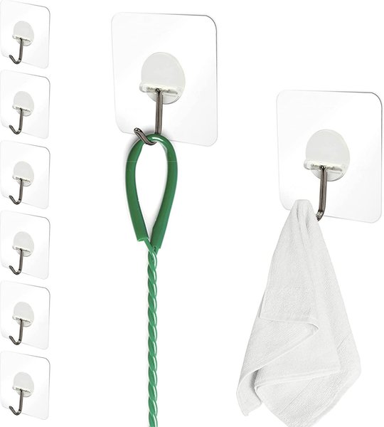 SunGrow Hammock and Plant Hooks for Terrarium Décor Reptile Accessories， 8 Count