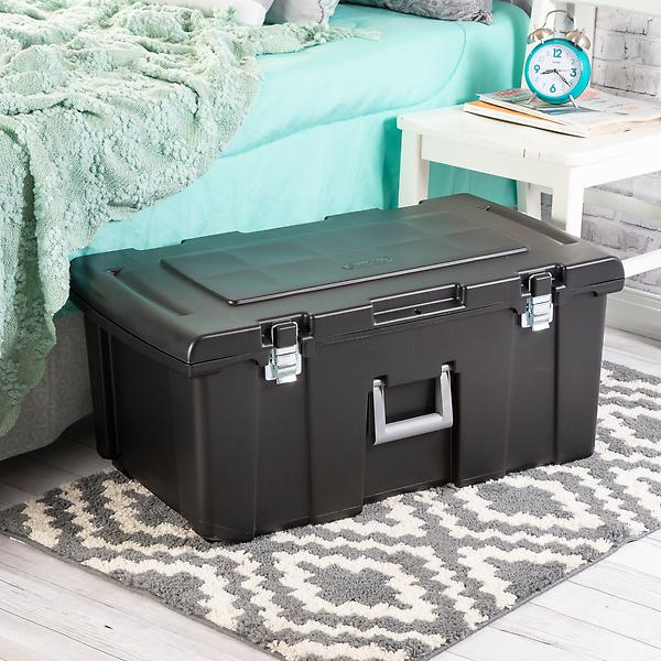 Sterilite Footlocker Plastic Trunk