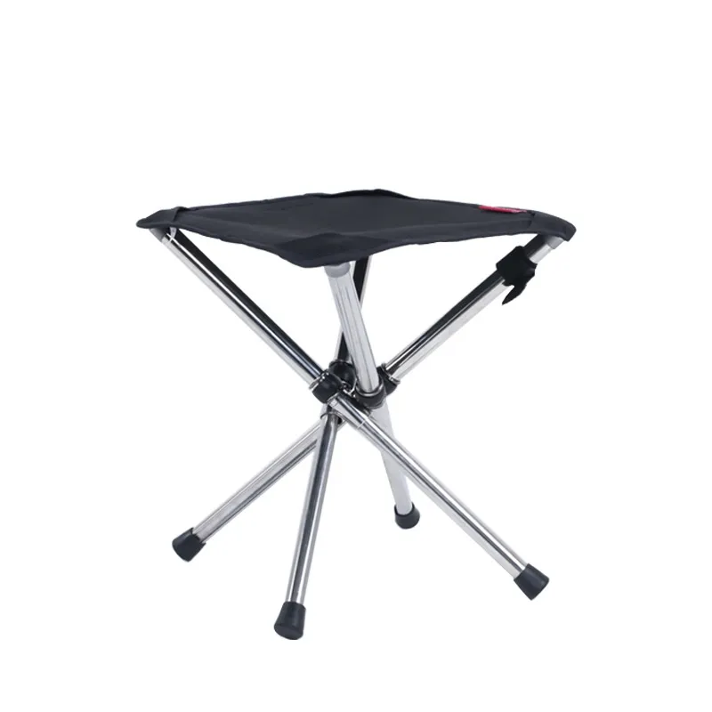 Hot Sale Lightweight Stainless Beach Retractable Picnic Hiking Outdoor Portable Foldable Folding Camping Chair Stool