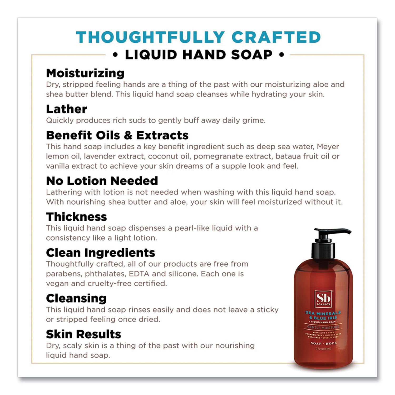 Hand Soap by Soapbox SBX77148CT