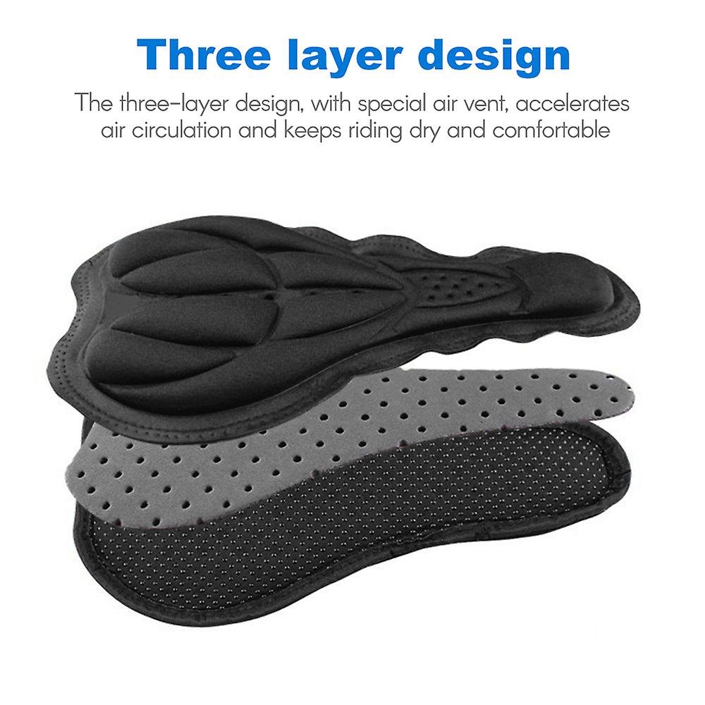 Red Bike Seat Covers Bicycle Sponge Cushion Cover Soft 3d High Bounce Bicycle Seat Outdoor Bicycle Sports Protection Pad For Mountain Bike Cycling Men